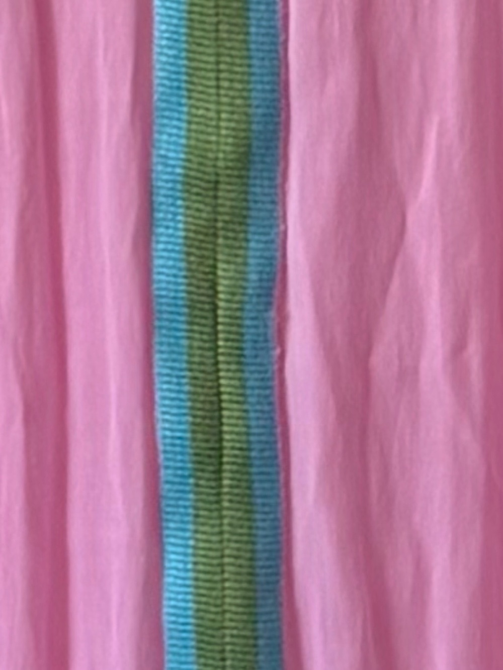 Pitusa Pink Maxi Dress with Teal-Green Trim - Picture 7 of 10